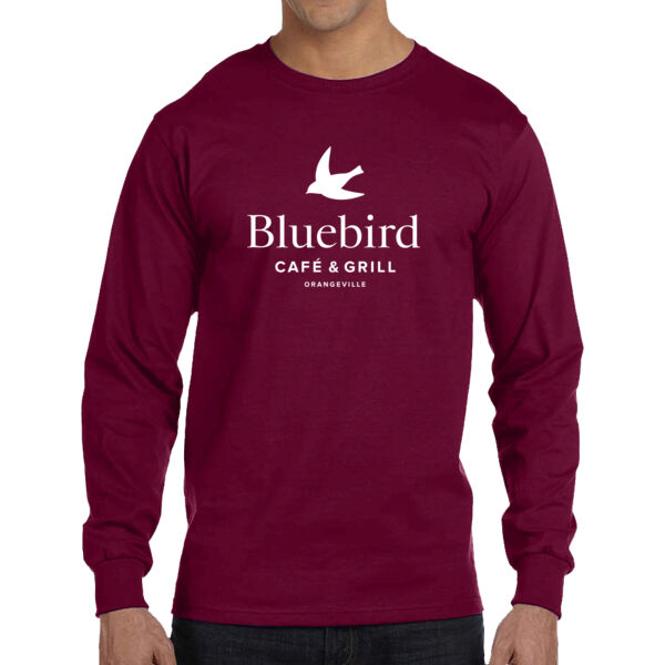 Bluebird Cafe & Grill - Adult 5.5 oz., 50/50 Long-Sleeve T-Shirt Thumbnail