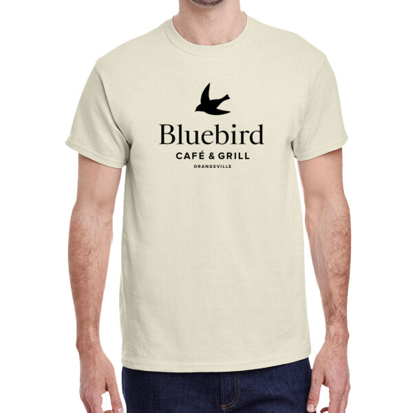 Bluebird Cafe & Grill Black Logo - TT Unisex Ring Spun Combed Cotton T-Shirt Thumbnail